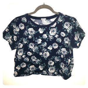 Floral crop top